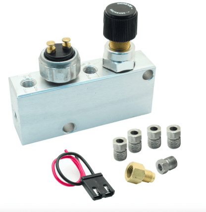 Chrome Adjustable Proportioning Valve / Distribution Block, Disc -Drum Brake