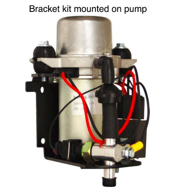 Rotary Vacuum pump bracket kit w/ switch, relay, bracket, check valve, NO PUMP