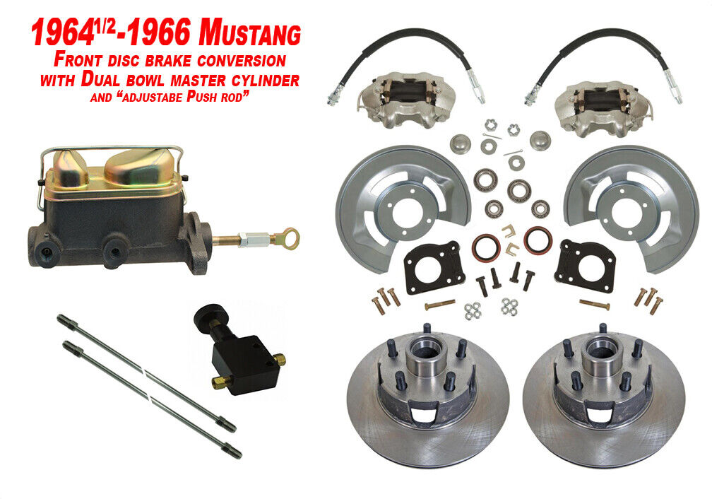 Falcon, Fairlane, Ranchero 1964-66  - Disc Brake Conversion Kit, dual bowl MC