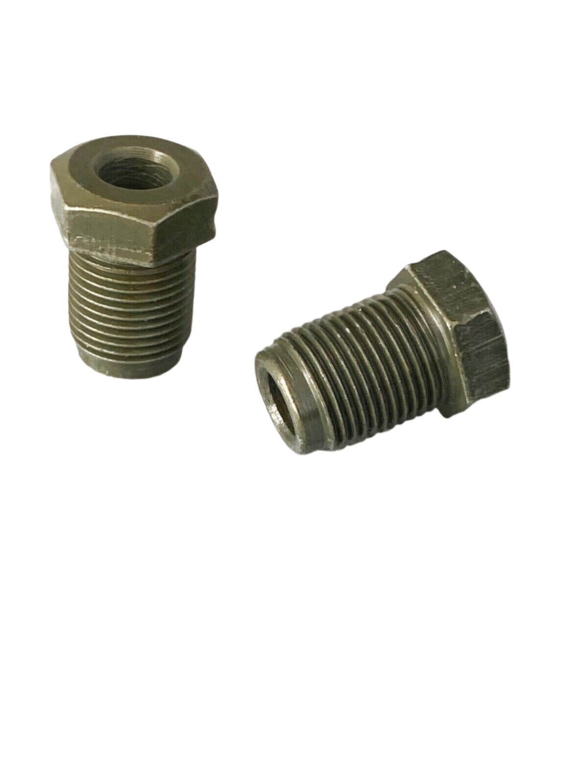 3/16" Brake Line 12mm X 1.0 Bubble Flare Tube Nut Fitting 6.0mm  2 pieces