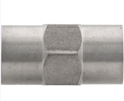 3/16" Brake line Stainless Union 10mmx1.0 thread,  inverted flare, 2 pcs.