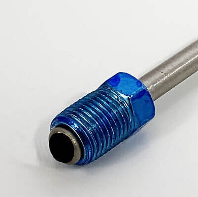 3/16" line (10mm x1 full thread/inverted flare) JAP. style brake Fittings,12 pc Force 10 Brakes