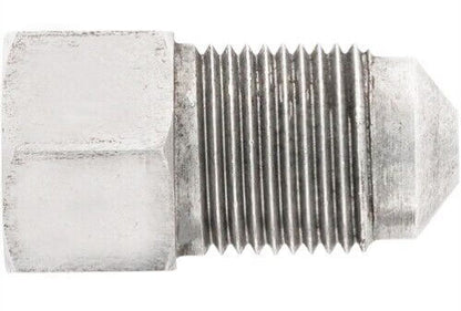 3/16" METRIC Tube Adaptor 3/8-24 inv.(F) 10mx1.0 bubble flare(M) Stainless steel