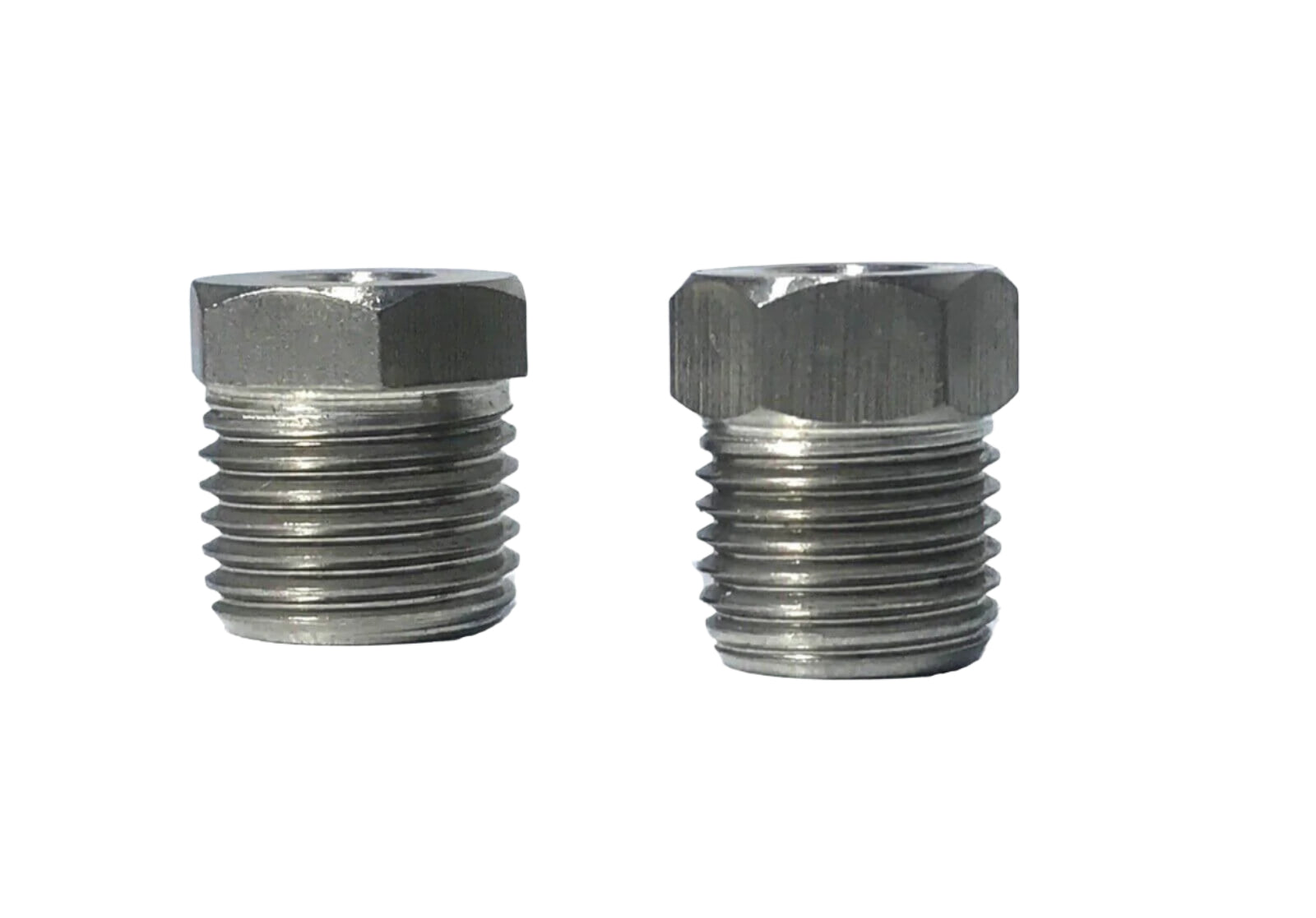 7/16-24 & 1/2-20 Ford Master Cylinder Stainless Tube Fittings - 3/16" line set