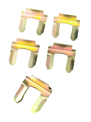 Flex Hose Retainer holds hose to Bracket -U Clip, horseshoe Clips 5 pc set