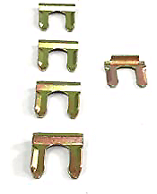 Flex Hose Retainer holds hose to Bracket -U Clip, horseshoe Clips 5 pc set