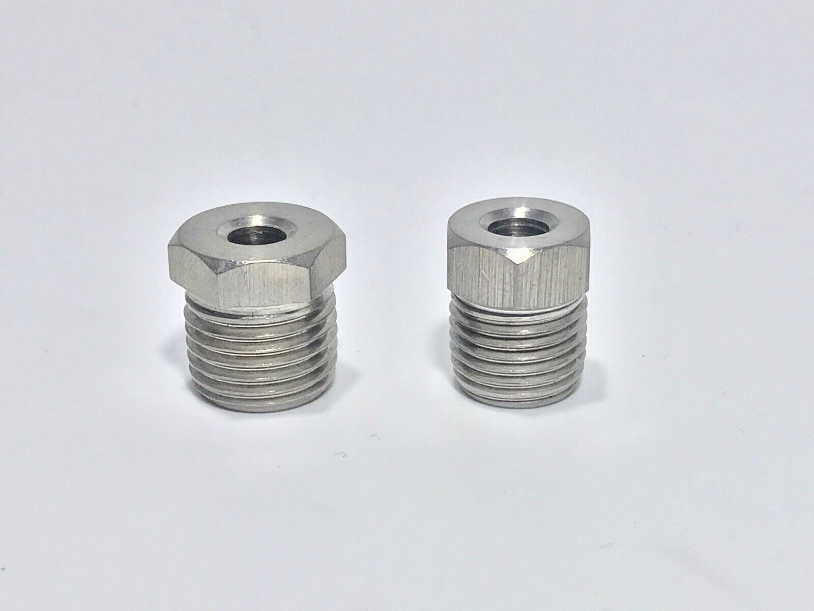 7/16-24 to 9/16-18 Line Adapter, All Stainless Master Cylinder line & fittings