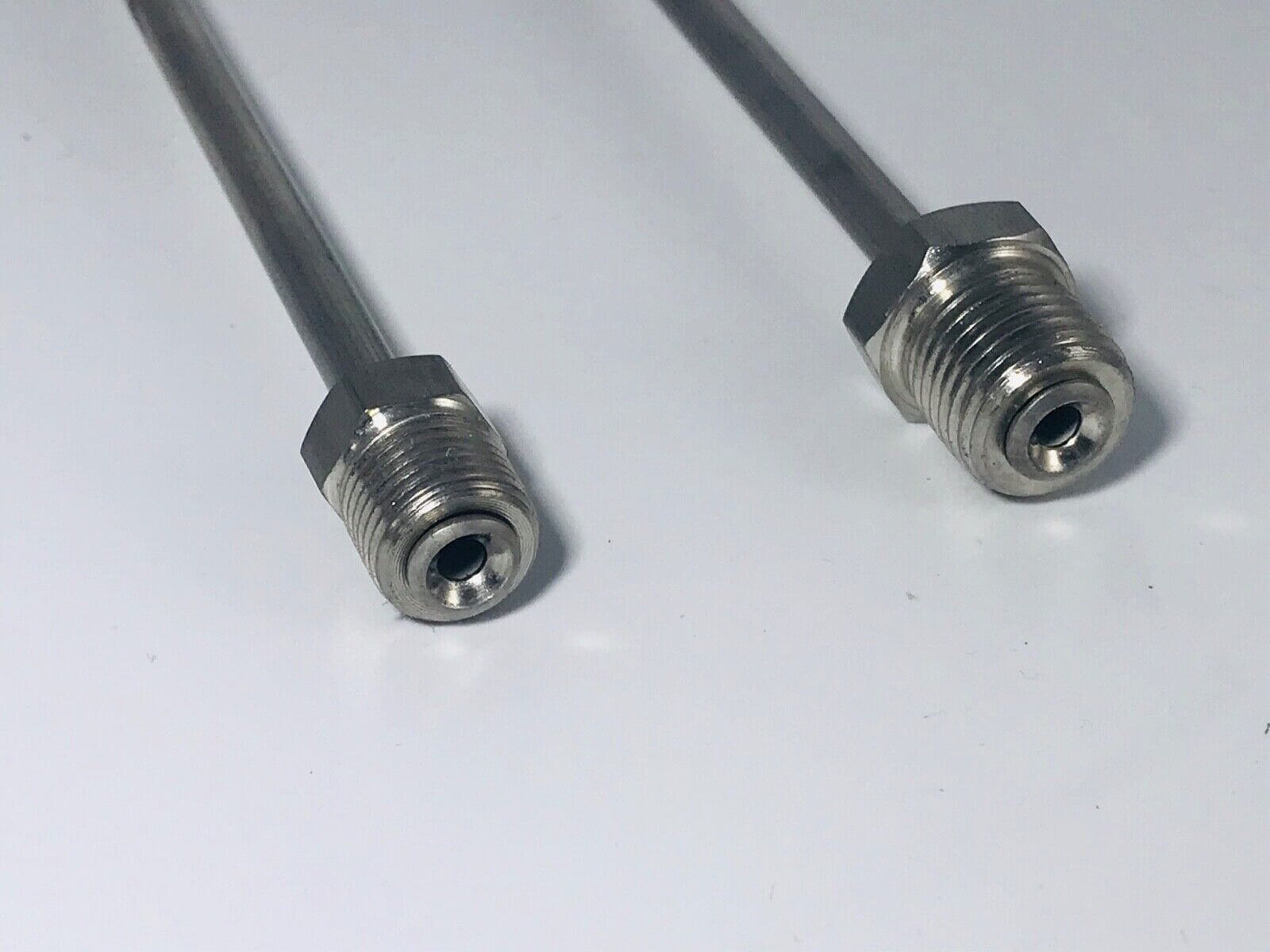 Custom SS Brake Line Adapters, 1/4 tube, Inv cut to length 51- 60"