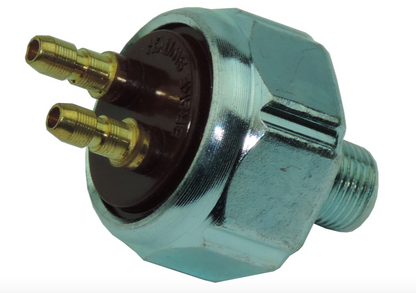 Ford Low Pressure Brake Light Switch & Brass Tee Street Hot Rod w/pig tail